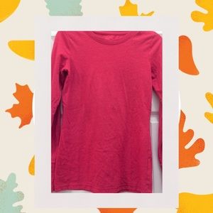 Red Long Sleeved Tee